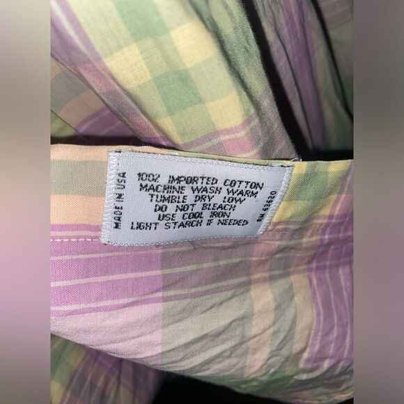 NWOT Burberry London plaid button down shirt size medium - Picture 4 of 5